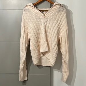 525 cream sweater- size small